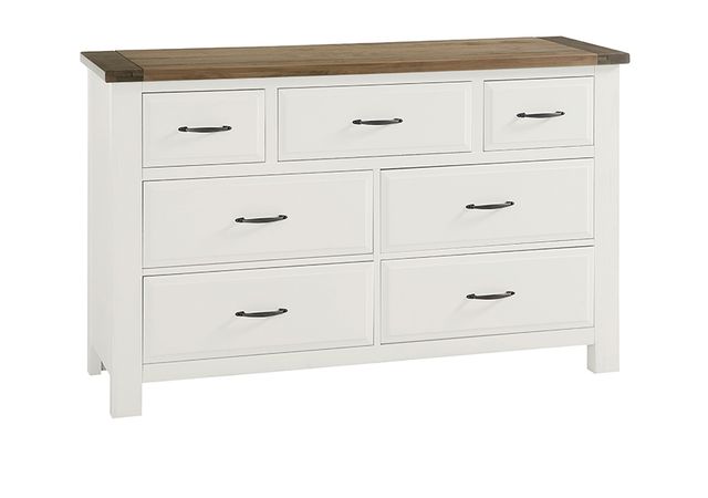 Vaughan-Bassett Maple Road Soft White 7-Drawer Dresser-0