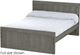 Crate Designs™ Furniture Graphite Twin XL Youth Panel Bed-0