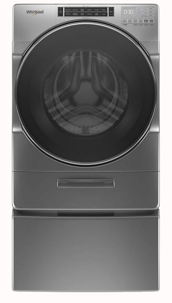 Whirlpool® 5.0 Cu. Ft. Chrome Shadow Front Load Washer-2