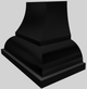 Vent-A-Hood® Designer Series 42" Black Wall Mounted Range Hood-5