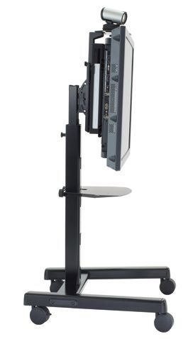 Chief® Black Large Flat Panel Mobile Cart