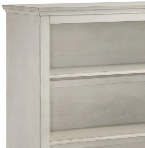 Intercon San Mateo Rustic White Youth Bookcase-1