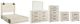 Signature Design by Ashley® Cambeck 6-Piece Whitewash Queen Panel Bed Set-0