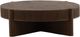 Dovetail Furniture Harvin Brown Coffee Table-1