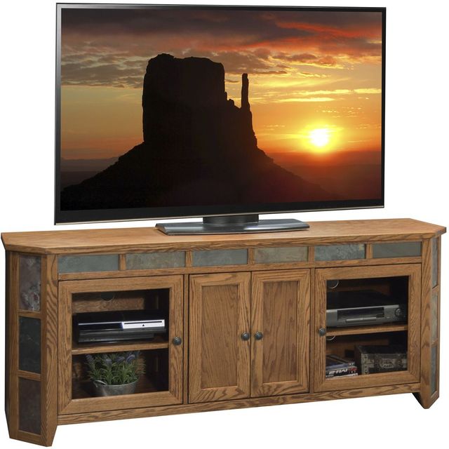 Legends Home Oak Creek 72" Angled TV Console-0