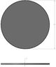 Amisco Customizable Gemma 48" Round Pub Table with 1" White Oak Veneer Top-1