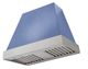 AGA Euclid 36" Carnaby Blue Wall Mounted Range Hood  with Brushed Nickel Trim-0