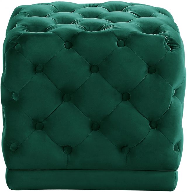 Meridian Furniture Stella Green Velvet Stool-0
