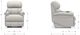 La-Z-Boy® Pinnacle Platinum Flint Power Lift Recliner with Headrest and Lumbar-2