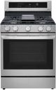 LG 30" PrintProof™ Stainless Steel Freestanding Gas Range with Air Fry-0