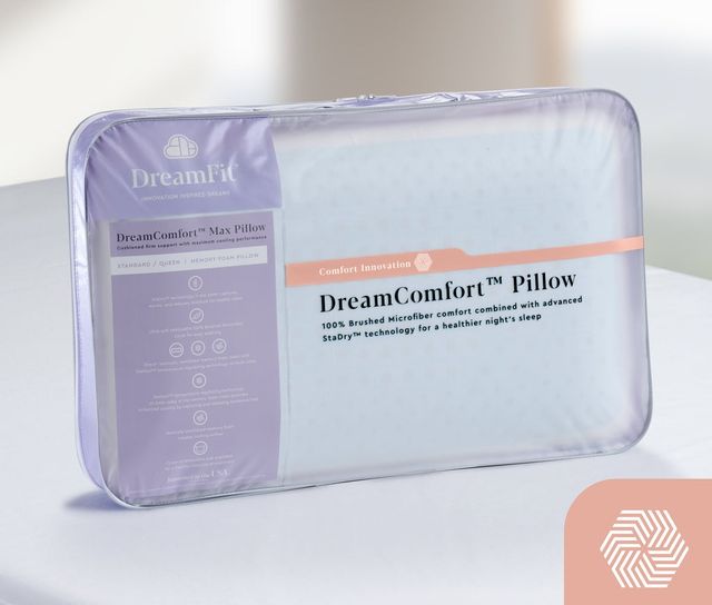 DreamFit® DreamComfort™ Max Memory Foam Standard/Queen Pillow-3