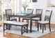 Diane 6 Piece Dining Set (Grey)-1