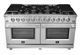FORNO® Massimo Series 60" Stainless Steel Pro Style Gas Range-1