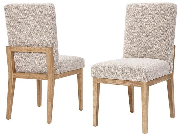 Artisan & Post by Vaughan-Bassett Dovetail Bleached White/Gray Side Chair-2