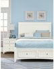 Vaughan-Bassett Bonanza White Full Storage Bed-5
