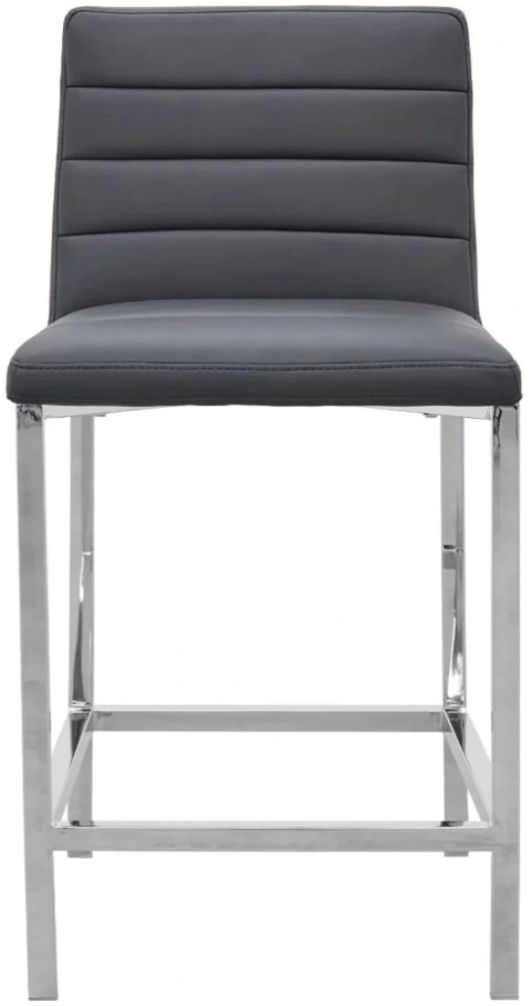 Modus Furniture Amalfi Chrome/Cobalt Counter Stool-2