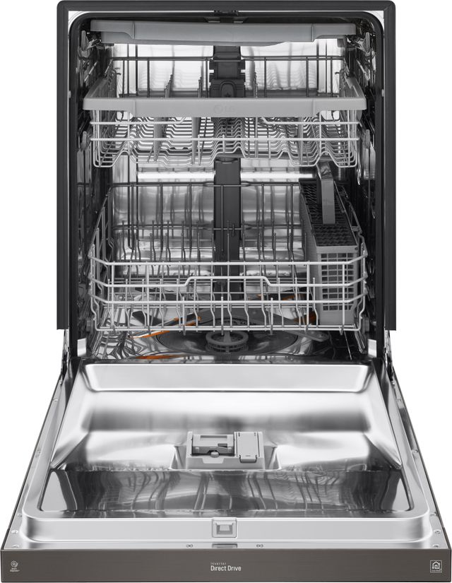 LG 24” Black Stainless Steel Built In Dishwasher-1