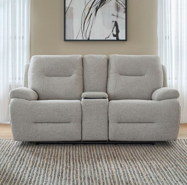 Liberty Furniture Cameron Nathan Ginger Power Reclining Loveseat with Console-2