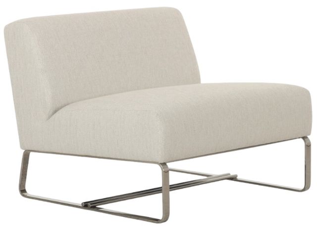 Moe's Home Collection Jules Flecked Beige Aluminum/Polyester Outdoor Accent Chair-0