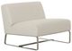 Moe's Home Collection Jules Flecked Beige Aluminum/Polyester Outdoor Accent Chair-0