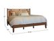 Mavin Tappan Rustic Cherry Floating Panel Queen Bed-3