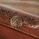 Michael Amini® Cortina® Honey Walnut Queen Sleigh Bed-2