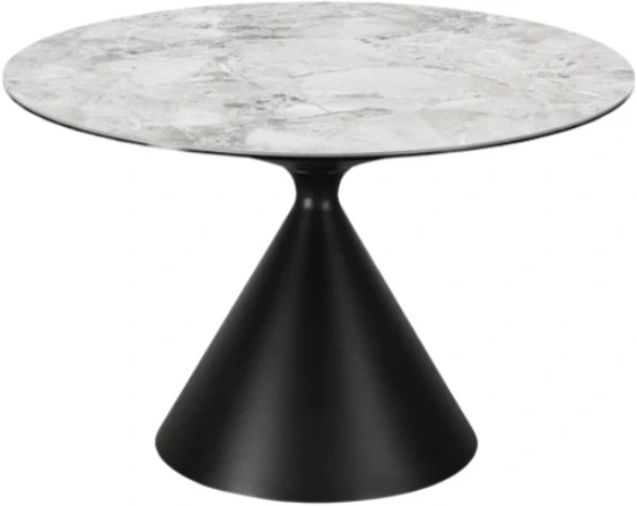 Modus Furniture Winston Stone Top Round Dining Table with Grigio Base-0
