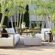 Uttermost® Uttermost® Remsen Weathered Gray/Oyster Wood Indoor-Outdoor Gray Sofa with Cushion-2