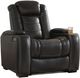 Signature Design by Ashley® Party Time Midnight Power Recliner with Adjustable Headrest-3