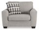 Signature Design by Ashley® Avenal Park Flannel Oversized Chair-1