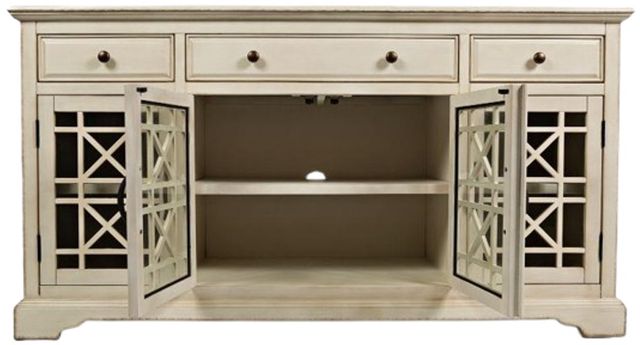 Jofran Inc. Craftsman Antique Cream 60" Media Console-3