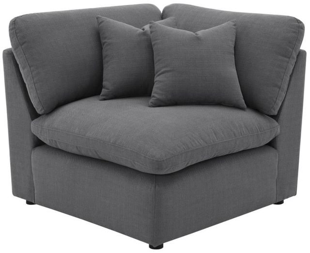 Coaster® Hobson 5-Piece Charcoal Upholstered Modular Sectional-4