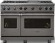 Viking® 7 Series 48" Damascus Gray Pro Style Natural Gas Range with 12" Reversible Griddle-4