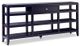 Durham Furniture Solid Accents Black Open Console Cabinet-0