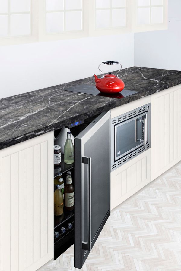 Summit® 5.0 Cu. Ft. Stainless Steel Under the Counter Refrigerator-4