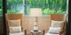 Cal® Lighting & Accessories Brest Antique Brass/White Table Lamp-1