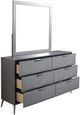 New Classic® Home Furnishings Kailani Gray Dresser and Mirror Set-3