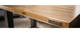 Gladiator® Wooden Top and Hammered Granite 3' Wide Mobile Workstation-3