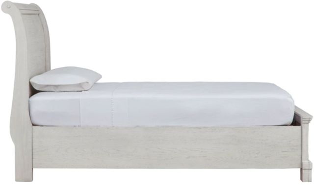Signature Design by Ashley® Robbinsdale Antique White Youth Twin Sleigh Storage Bed-2