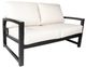 CabanaCoast® Customizable Venice Aluminum Outdoor Loveseat-0
