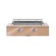Caliber™ Rockwell Social 42" 2-Burner Champagne Built-In Liquid Propane Grill with Stainless Steel Hardware-0