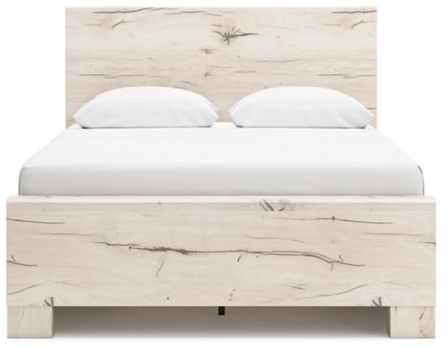 Benchcraft® Lawroy Light Natural Queen 2-Drawer Storage Panel Bed-3