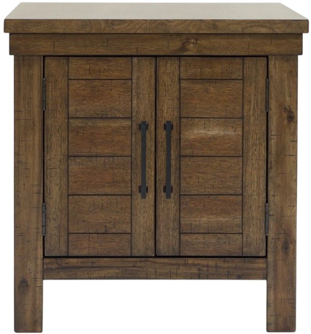 Signature Design by Ashley® Moriville Tobacco Brown End Table-1