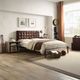ACME Furniture Brancaster Brown Queen Upholstered Panel Bed-1