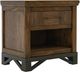 International Furniture Direct Walnut Reddish Brown Nightstand-0