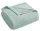 Olliix by INK+IVY Bree Knit Aqua 50" x 60" Throw-0
