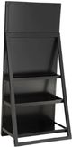 Signature Design by Ashley® Evesen Black Floor Standing Mirror with Storage-3