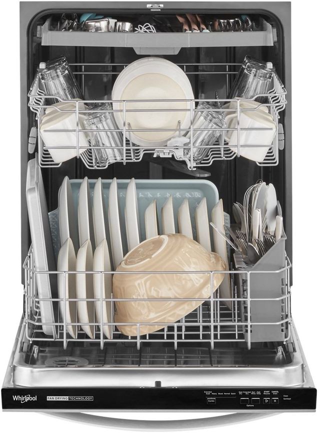 Whirlpool® 24" Fingerprint Resistant Stainless Steel Built In Dishwasher-4