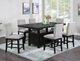 Steve Silver Co. Yves 7-Piece Charcoal/Gray Counter Dining Set-1