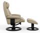 Fjords® Classic Comfort Admiral "R-base" Mocha Small Recliner with Footstool-1